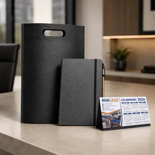 Kit Legado — Mochila, fichário, caneta touch, garrafa e mousepad