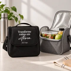 Térmica Dia a Dia — Bolsa térmica de 6 L resistente à água, alumínio, bolso frontal e alças de nylon