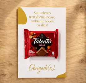 Tag para Talento — Tag personalizada para presentear equipes e parceiros.